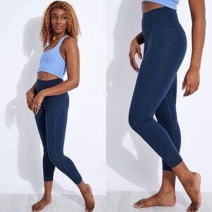 Girlfriend Collective Navy High Rise Compression Legging Mediums